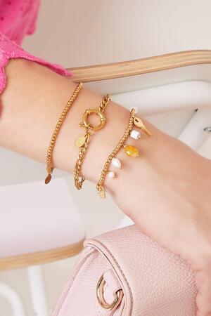 Bracelet Chain Faye Gold Stainless Steel h5 Picture3